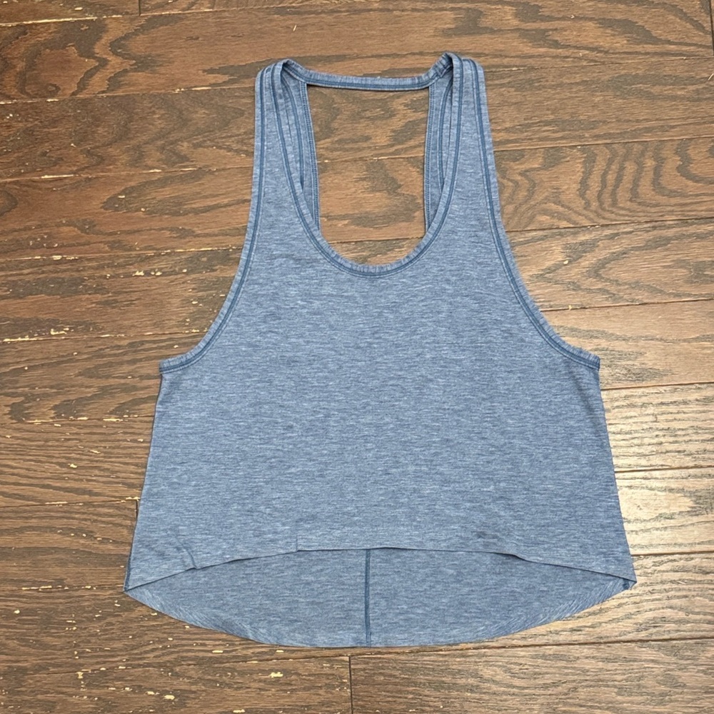 Lululemon Intended Tank Heathered Dark Cobalt